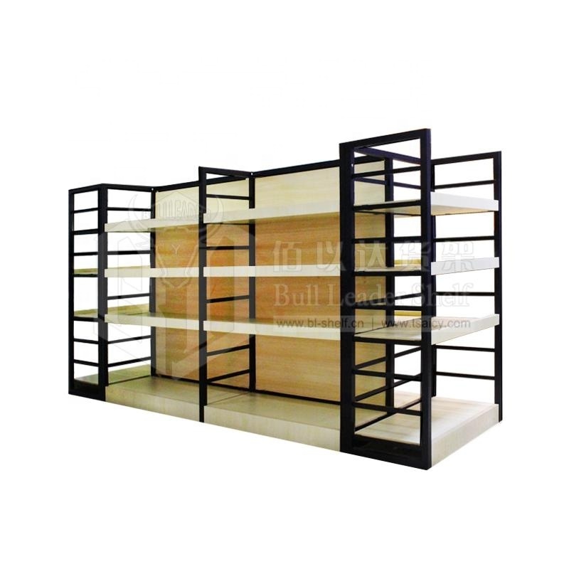 wood metal supermarket shelf supermarket racks manufacturer store shelving for medicine