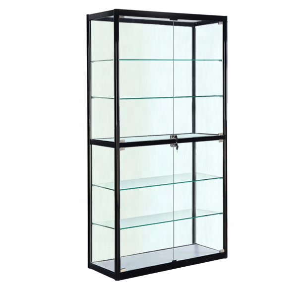 Hand-made Lego display cabinet with lock transparent glass cabinet display rack