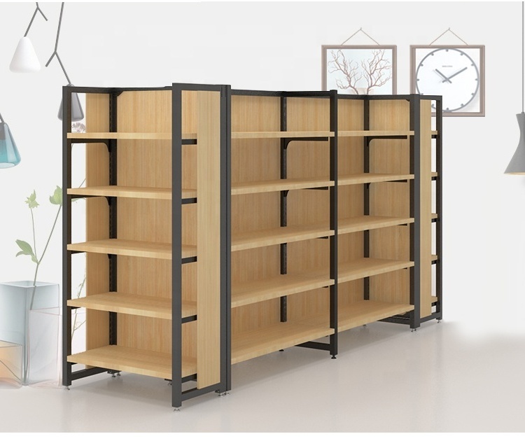 commercial retail grocery store shop storage shelves