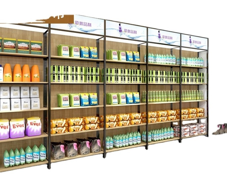 commercial retail grocery store shop storage shelves