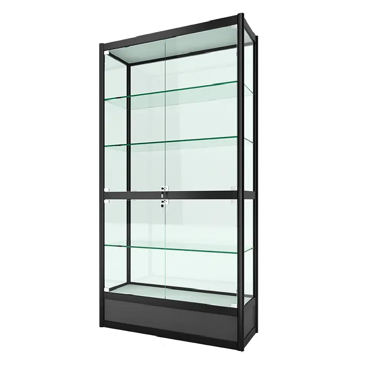 Customizable glass jewelry display cabinet glass cabinet display case glass showcase