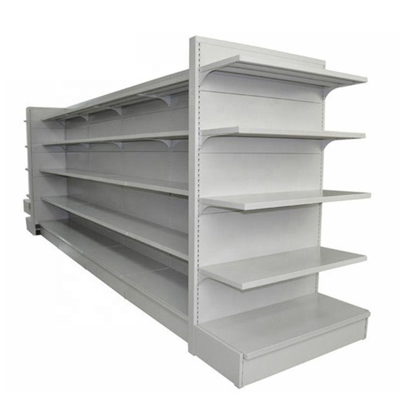 Design Gondola Supermarket Shelf with Glass Layer display racks store shelve