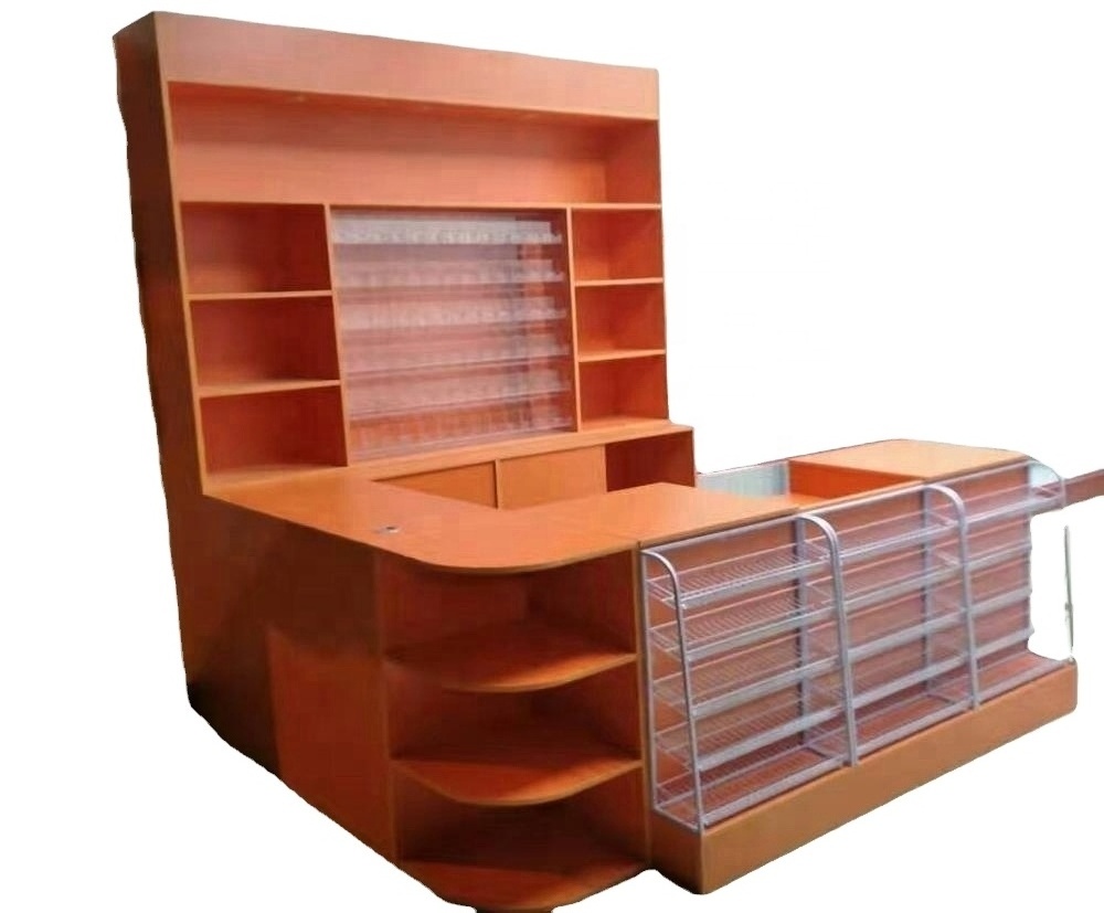 Store cash counter customized shelf