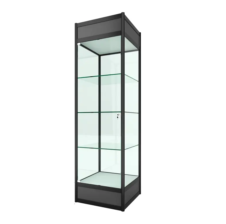 Customizable glass jewelry display cabinet glass cabinet display case glass showcase