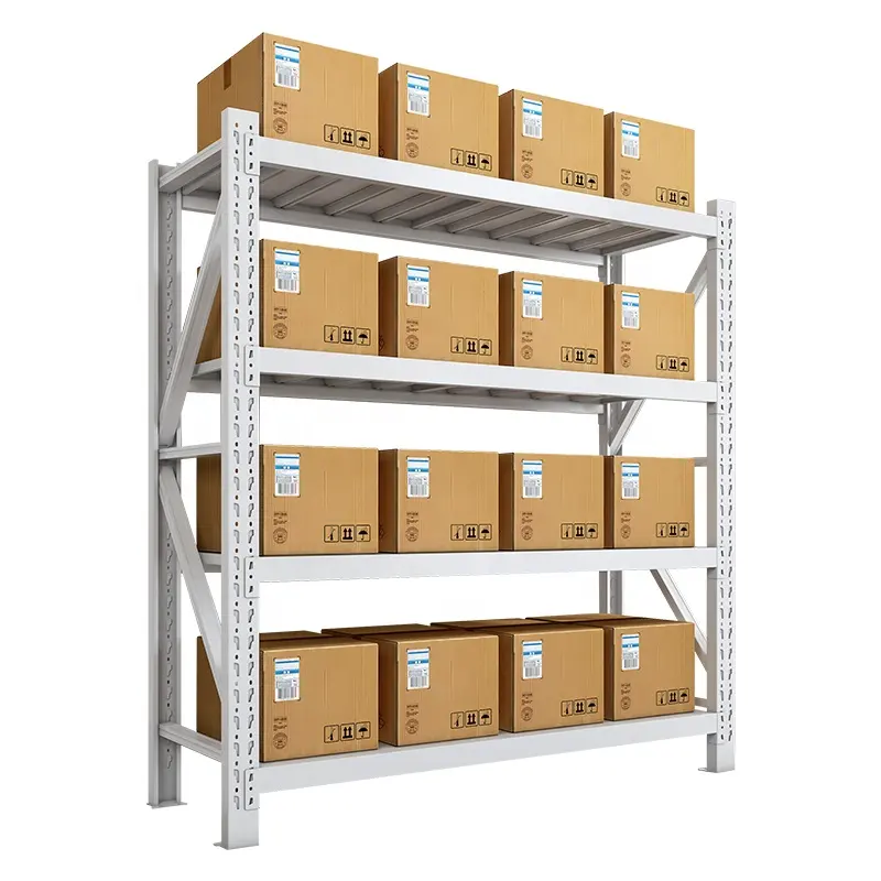 Light warehouse display rack Adjustable Medium Duty Steel Shelving