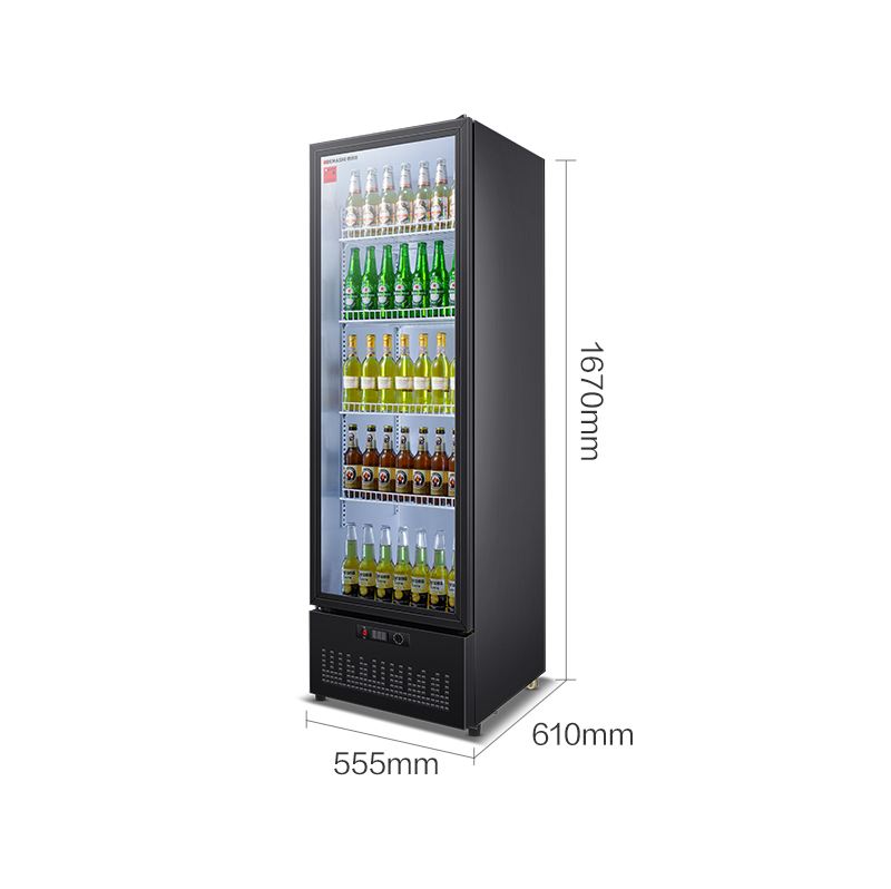 Three door vertical refrigerator equipment energy-saving fast refrigeration supermarket convenience store freezer