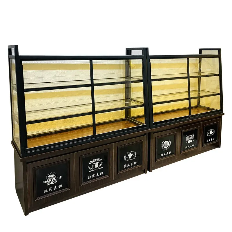 Customized Bread Cabinet Bakery Display Cake Display Case