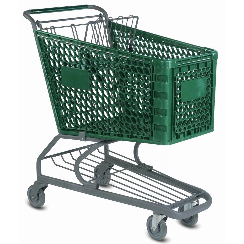 American series metal supermarket shopping trolley with baby Seat