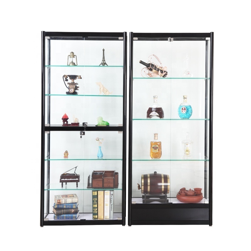 Cabinet Glass Display Case Cabinet with Door