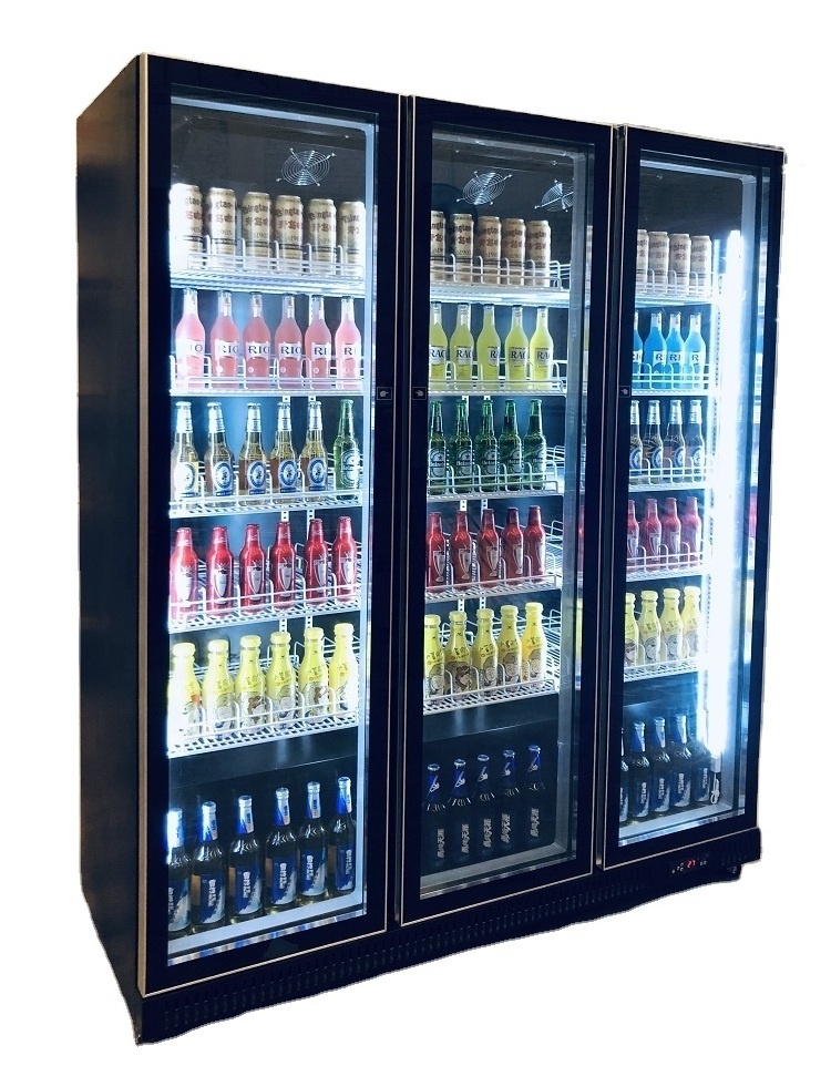 3 Door Pepsi Cooler Display Fridge For Sale