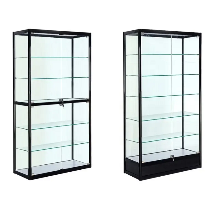 Cabinet Glass Display Case Cabinet with Door