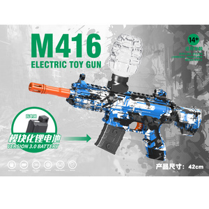 2024 Boys hot sale outdoor game M416 high speed continuous water gun toy electric graffiti water bomb gun toy