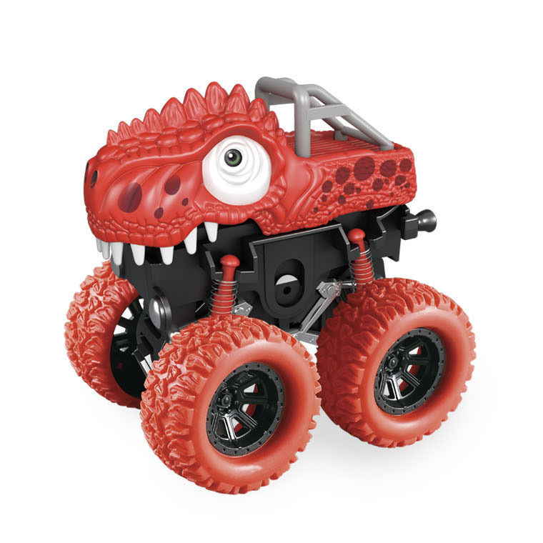 2024 Hot sale cool dinosaur inertial 4WD drive vehicle toy dinosaur climbing stunt car toy for boys