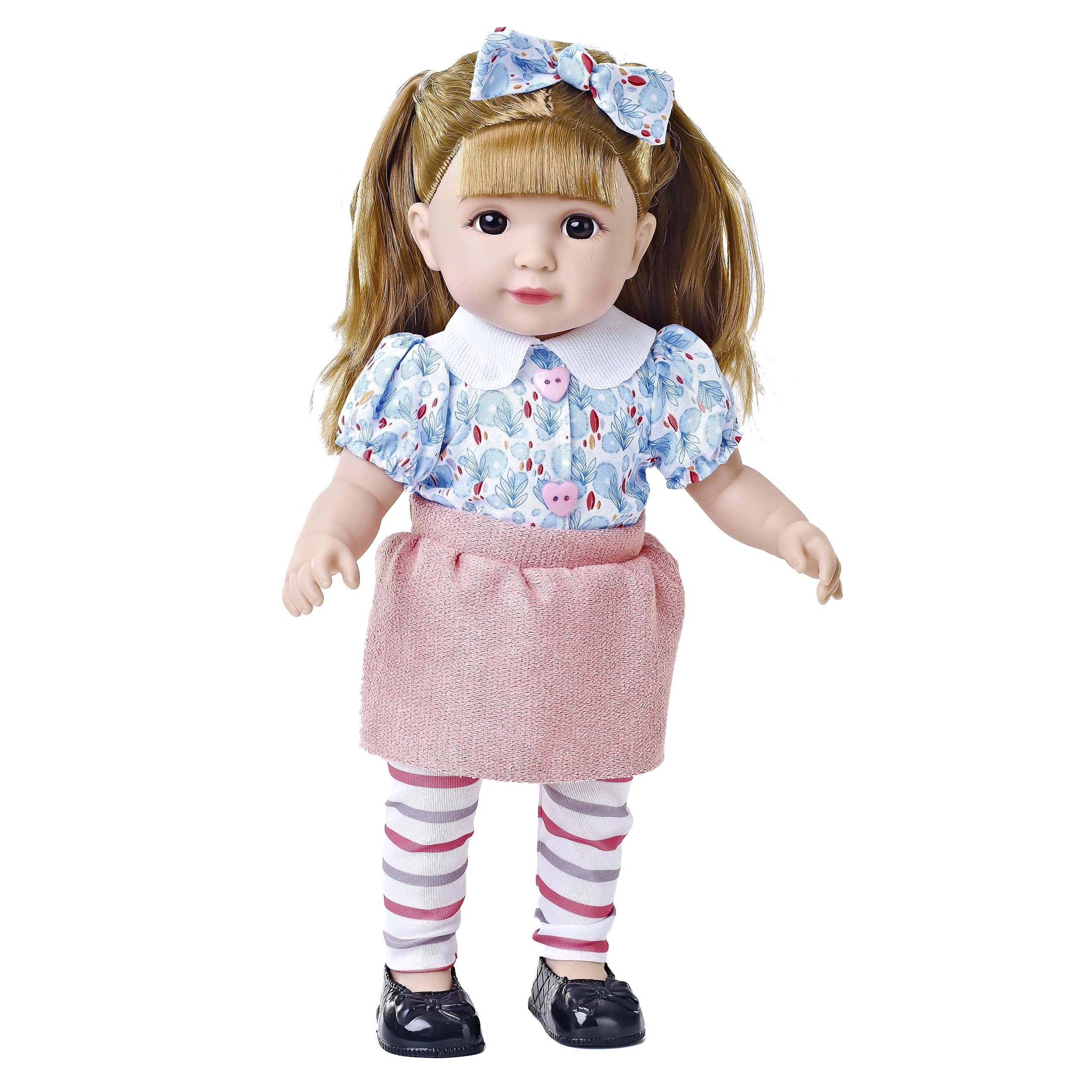 2024 Girls toys 14 inch long hair movable joint girl doll toys big eyes beautiful dolls toy