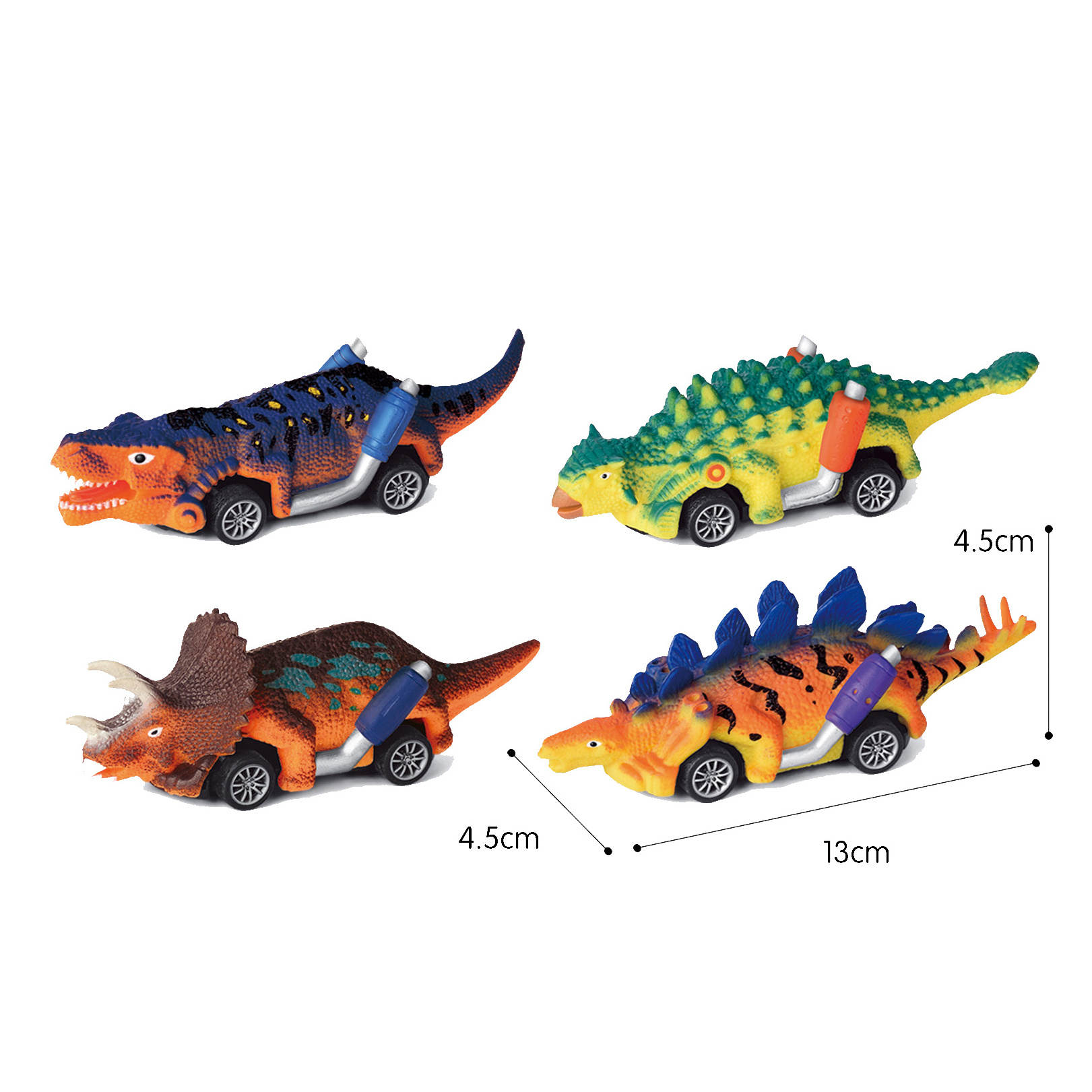 2023 Hot Sale Big Wheels Funny Toys Friction Dinosaur Cars Toys