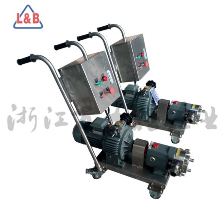 Food & Beverage Industries Transferring Honey lobe pumping machine, Colloid Chocolate Paste pump, Lube Oil/sugar syrup pumps