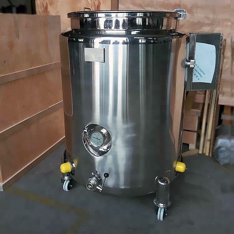 Stainless Steel Barrel 200l Heating And Melting Wax For Making Candles