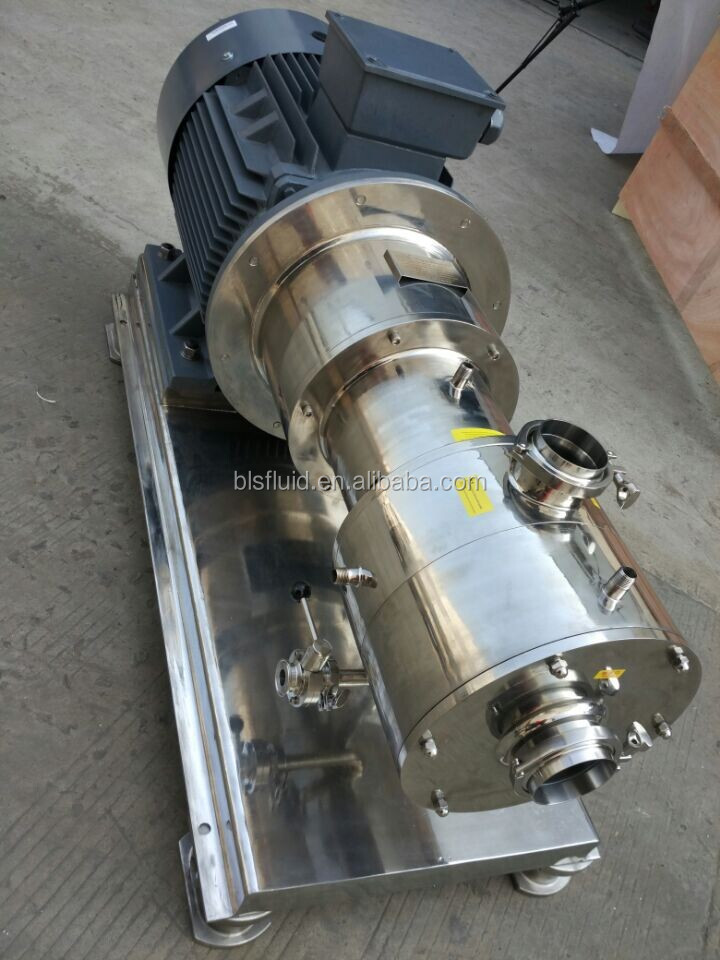 Stainless steel high shear homogenizer/emulsifying pump