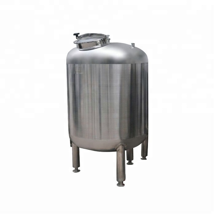 L&B sanitary 316 stainless steel 200 liter drum with wheels