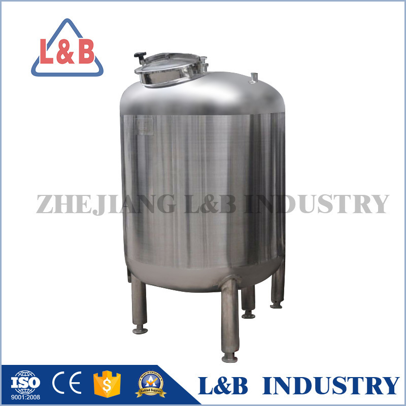 L&B sanitary 316 stainless steel 200 liter drum with wheels