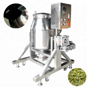 stainless steel rotary food powder drum mixer for mixing tea leaves