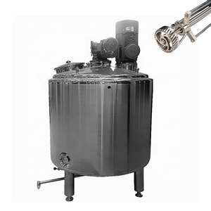 Industrial double wall milk boiler/Milk Churning stainless steel mixing equipment/Butter Churner for sale