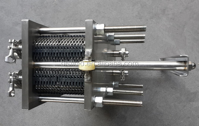 Stainless Steel Food Grade Plate Heat Exchanger For Milk Beer Juice Food Industry