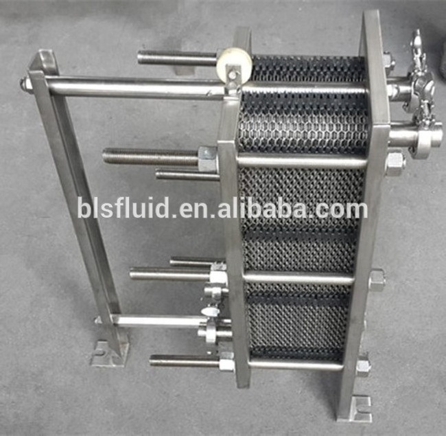 Stainless Steel Food Grade Plate Heat Exchanger For Milk Beer Juice Food Industry