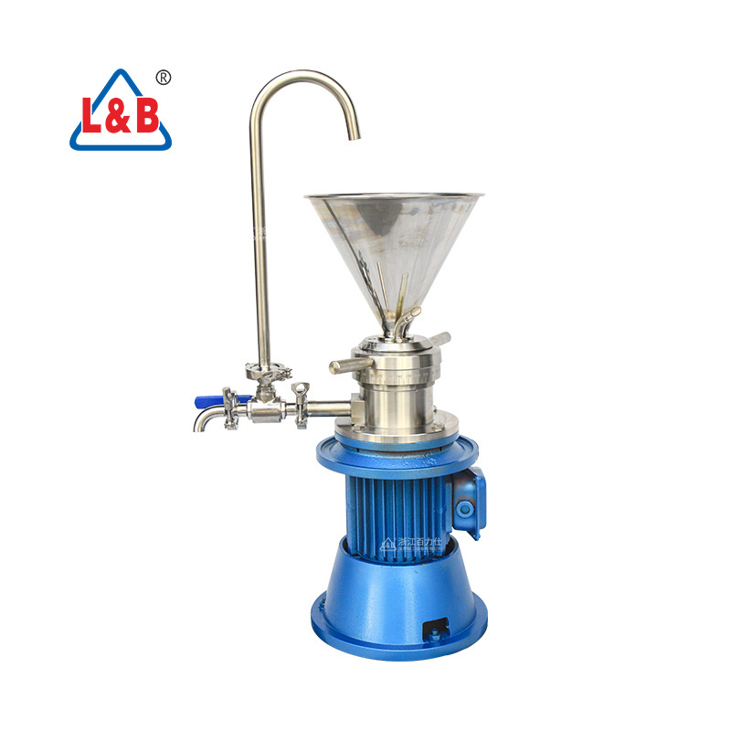 L&B commercial peanut butter machines industrial colloid mill vertical almond colloid mill grinder