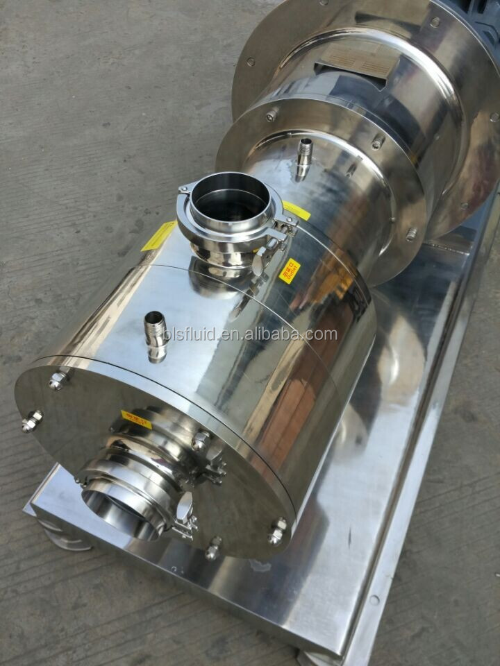 Stainless steel high shear homogenizer/emulsifying pump