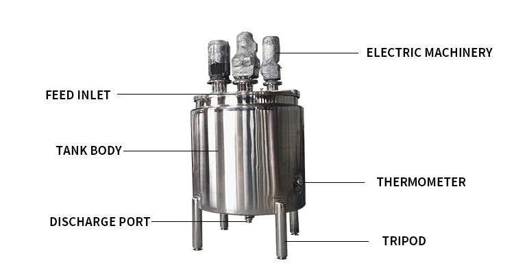 stainless steel  Biological fermentor fermentation tank fermenter