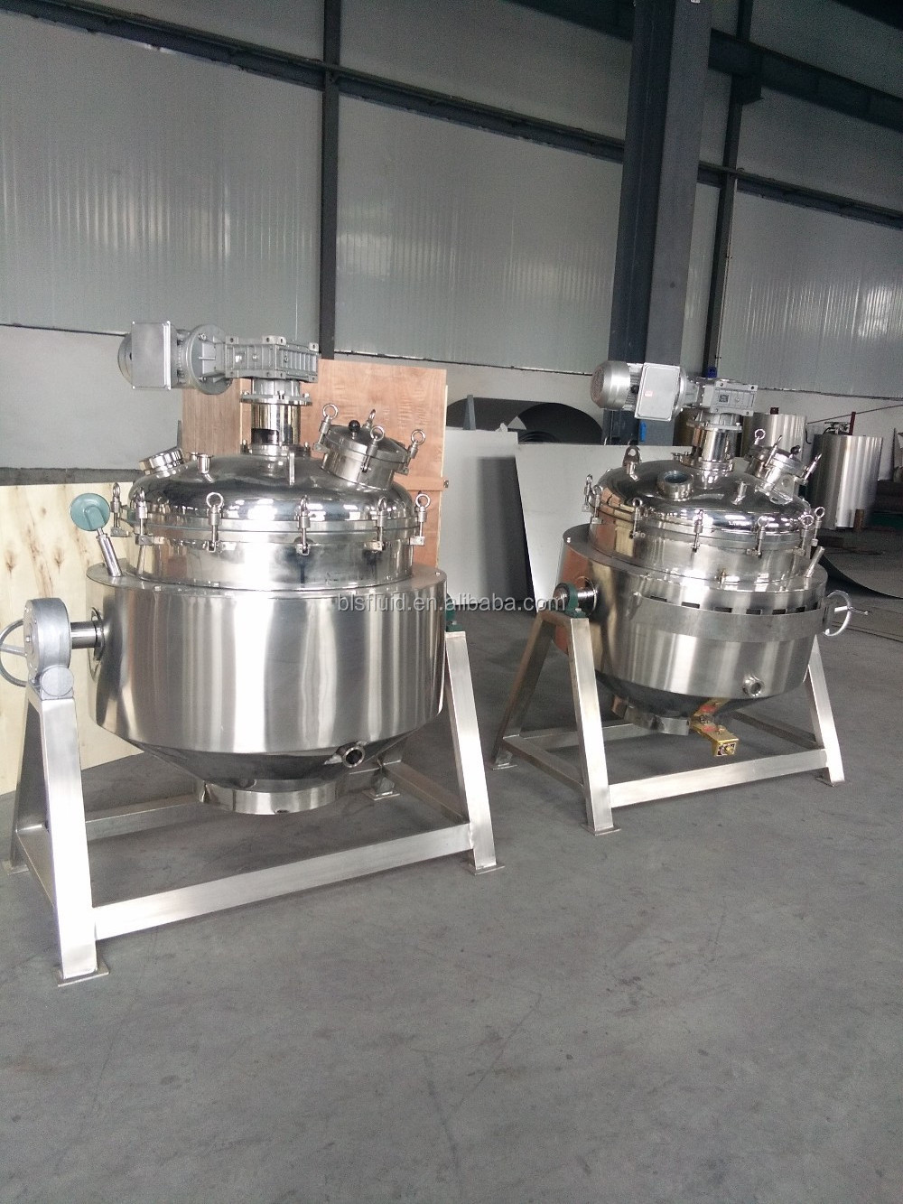 Commercial Catering porridge making Processing kettle vacuum cooking sugar to Caramel Automatic batch boiling cooker