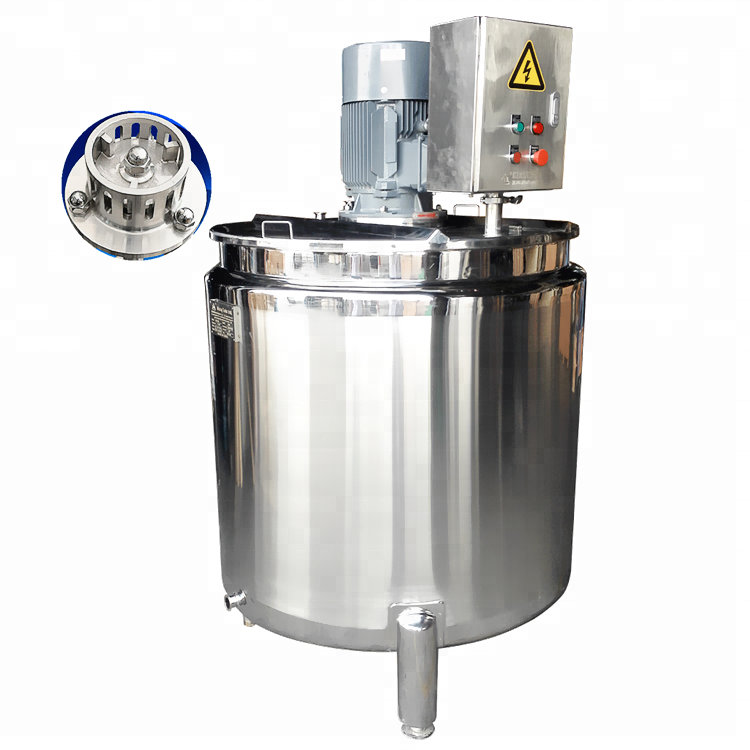 multi-functional high speed homogenizing emulsifying mixing ice cream Tank, cooling beverage and juices emulsifying Homogenizer