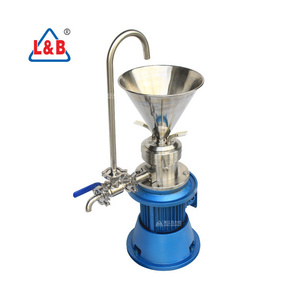 L&B commercial peanut butter machines industrial colloid mill vertical almond colloid mill grinder