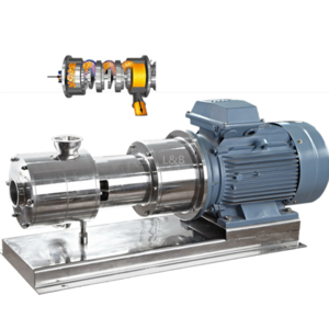 Stainless steel high shear homogenizer/emulsifying pump