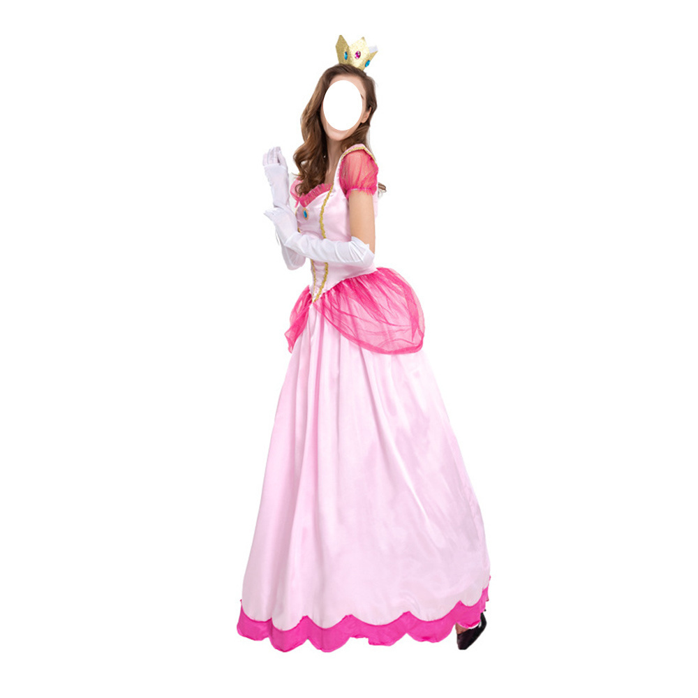 Adult party masquerade european and american cosplay super marie bridget halloween costume