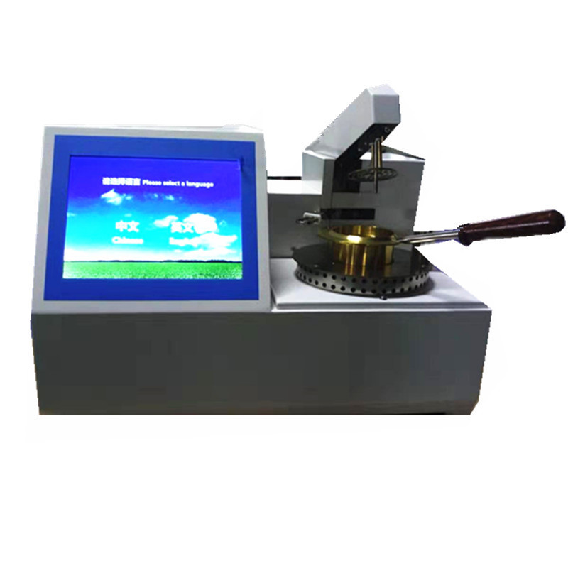 Petroleum Lab Analysis Instrument ASTM D92 Paraffin Oil Open Cup Cleveland Flash Point Tester