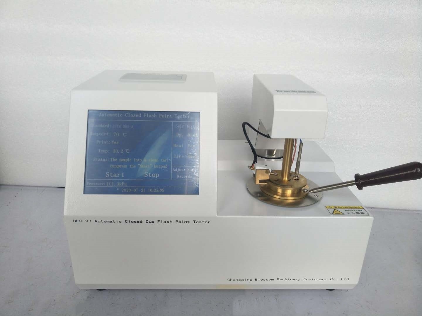 ASTM D93 Closed Cup Mineral Oil Flash Point Testing Equipment