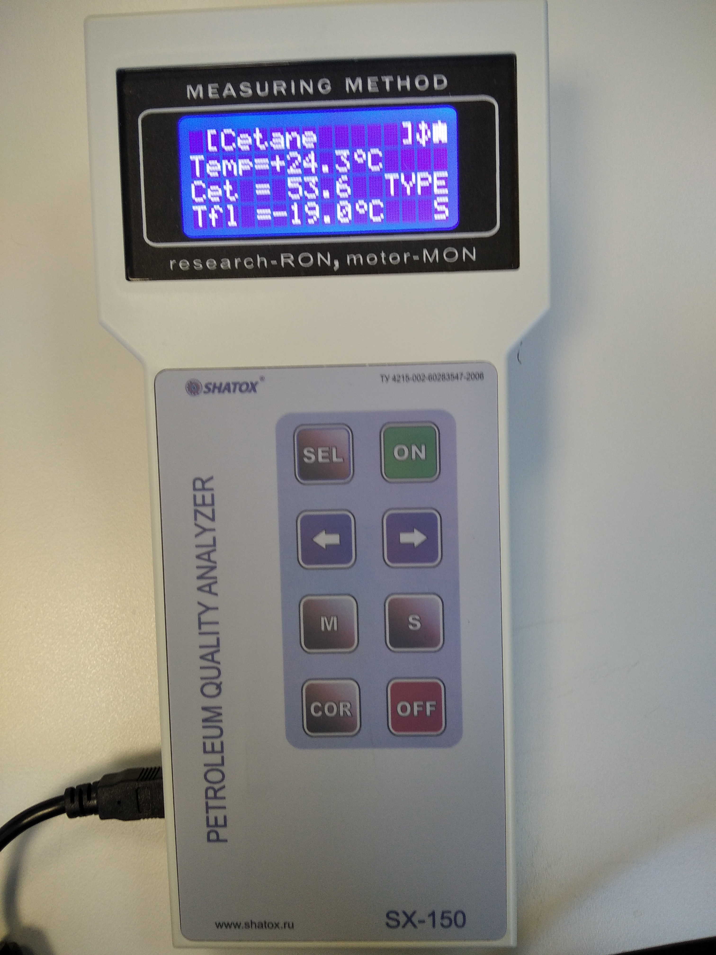 Portable Diesel Oils Cetane Meter Octane Analyzer