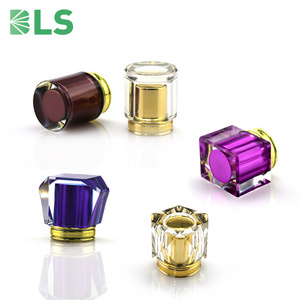 Customize Logo Perfume Bottle Cap Aluminum Plastic Acrylic PP UV Perfumes Cap For Cosmetic Bottles