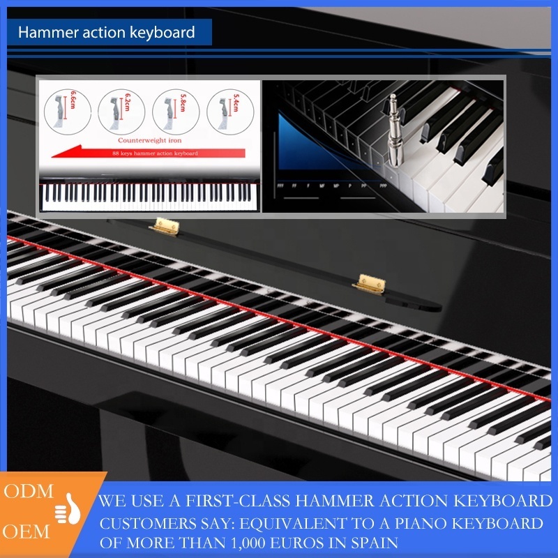 BLANTH electronic piano keyboard piano  88 key weighted digital piano professionnel music keyboard