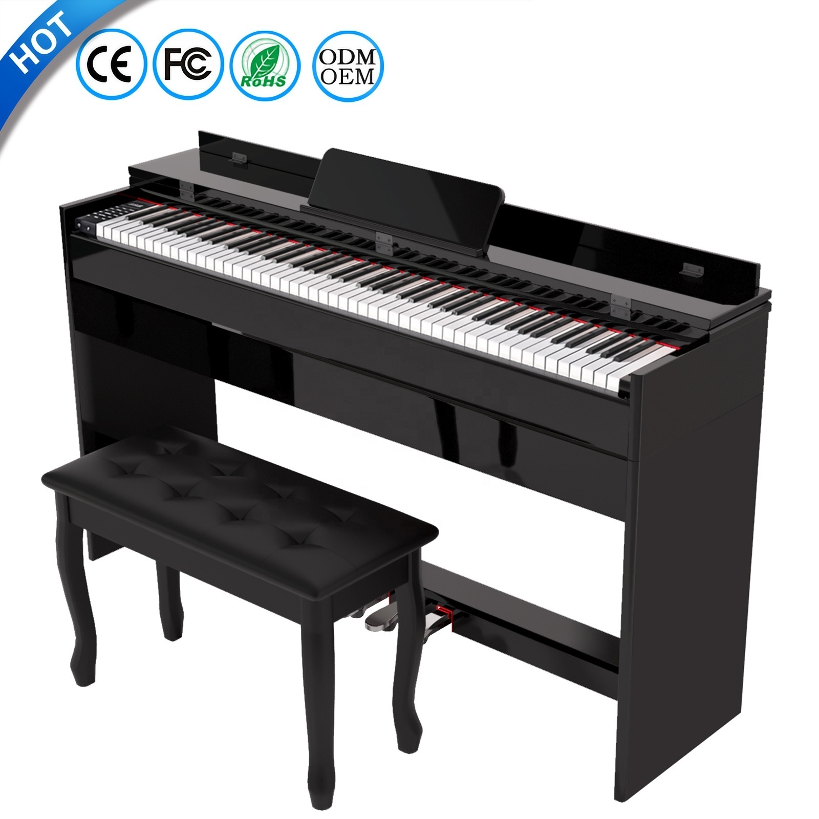 digital piano keyboard 88 key electric piano midi musical instruments piano electronic musical instruments