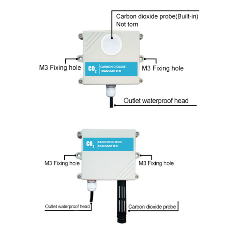 Carbon dioxide transmitter collector Wall Mount Analog RS485/4G/NB-iot/LORA agricultural greenhouse ndir CO2 sensor