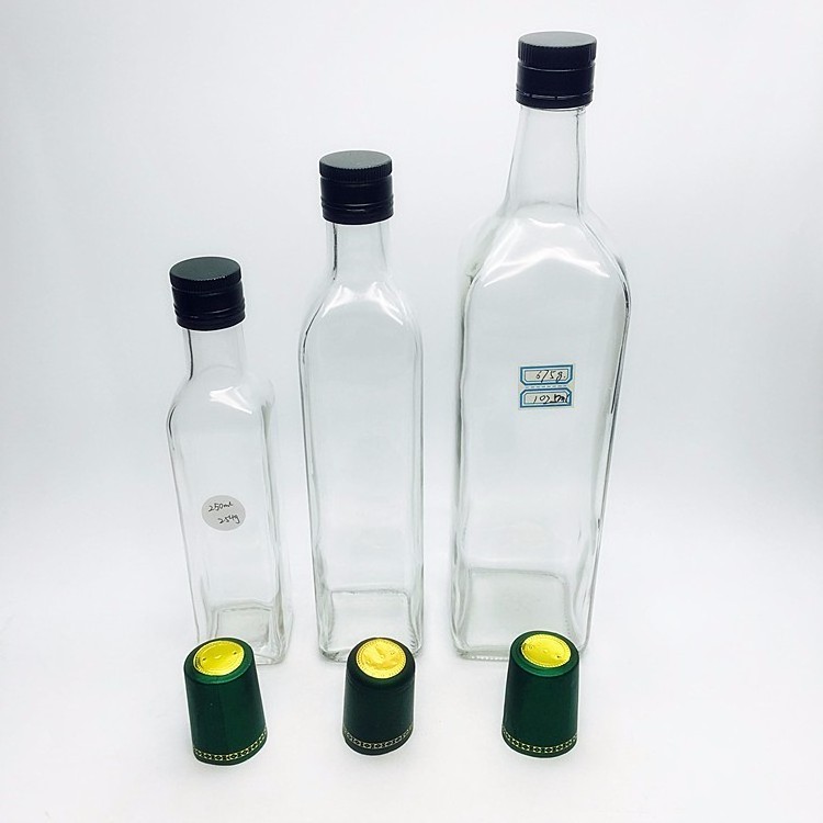 Empty 100ml 250ml 500ml 1000ml olive oil sesame oil glass bottle