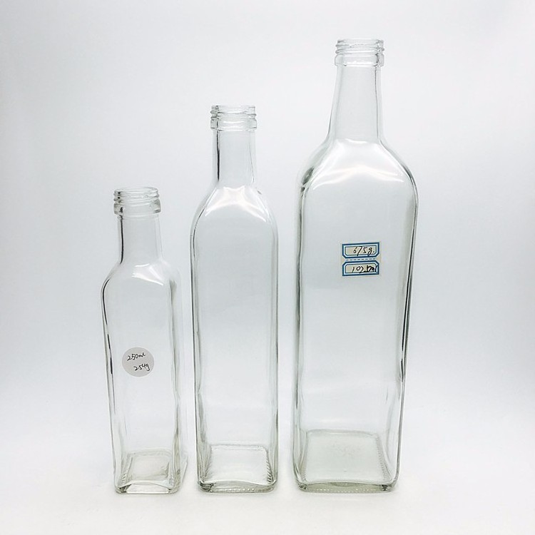 Empty 100ml 250ml 500ml 1000ml olive oil sesame oil glass bottle