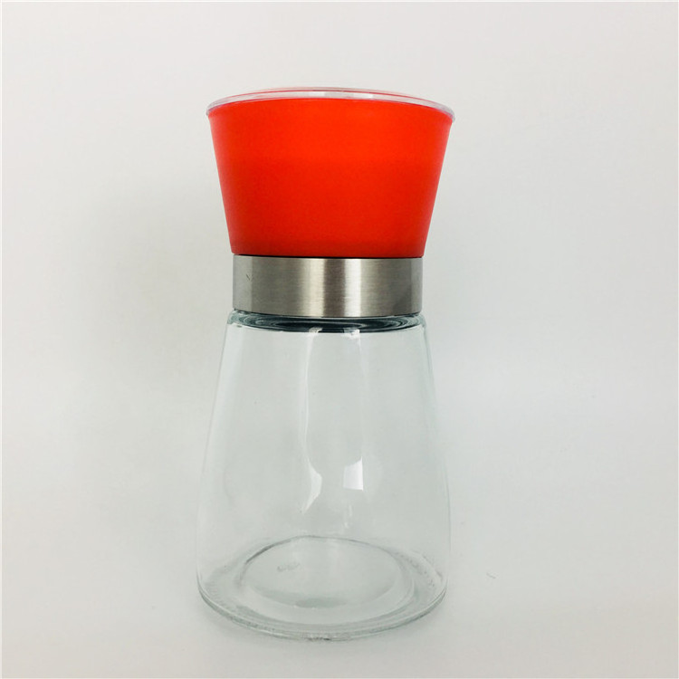 High Quality Hand Grinder Machine Glass Bottle MILLS Salt & Pepper Mills 180ml 150g Bottle Full-automatic Machine Everyday