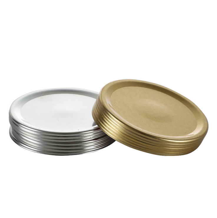 70mm 86mm Reusable fermentation two pieces mason jar lid metal screw caps with boxes pack