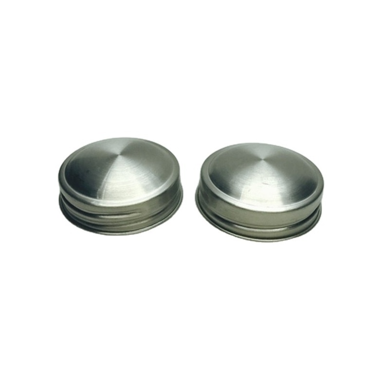 201 304 stainless steel material screw cap shaker lid with hole for salt spice powder shaker condiment seasoning