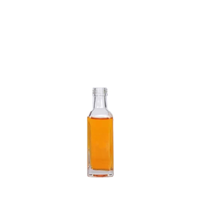 Bulk 100ml 250ml 500ml 750ml 1000ml Empty Square Clear Marasca Cooking Olive Oil Glass Bottles