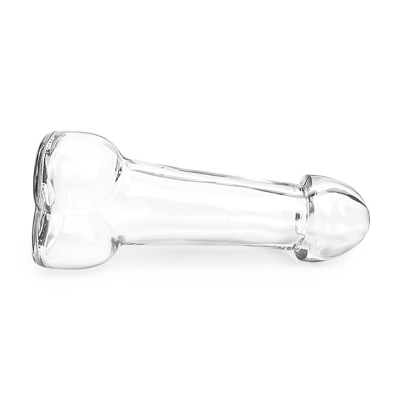 Custom 80ml nightclub party cocktail bottle penis shape glass drinking ware cup beverage bottle